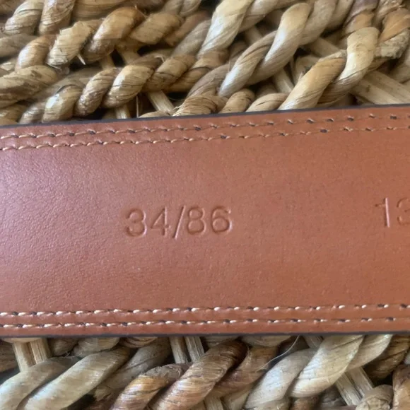 NWOT men’s leather belt. Size 34 - Picture 5 of 5